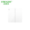 法恩莎 面板 Q11系列 白色 二开多控 商品缩略图0
