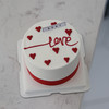 【生日蛋糕】 白底红边love款 商品缩略图0