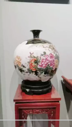 尧娟:花开富贵石榴瓶