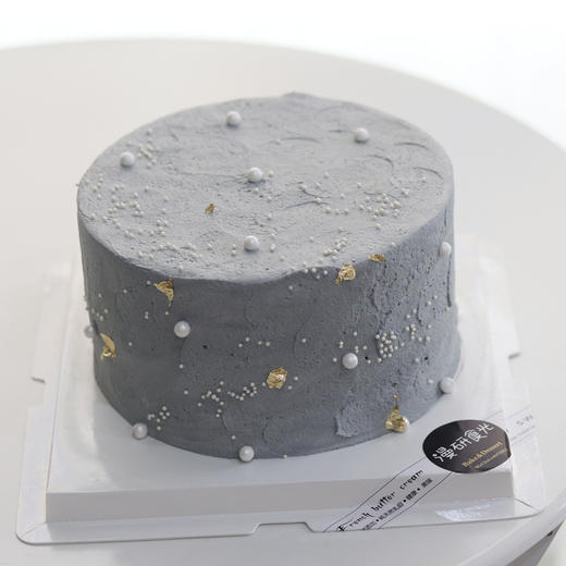 【生日蛋糕】灰底珍珠装饰款 商品图0