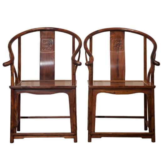 黄花梨夔龙纹圈椅（一对） 商品图5