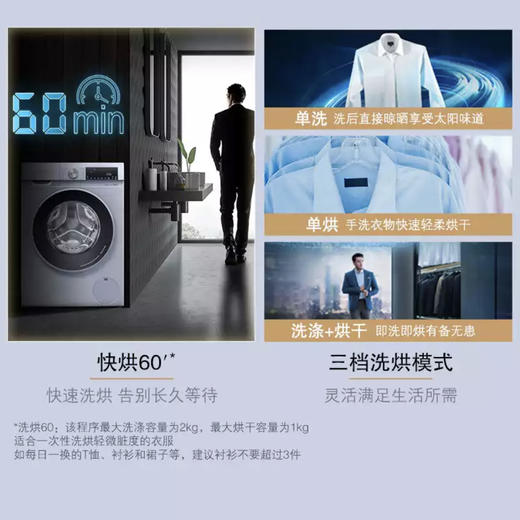 西门子（SIEMENS）洗衣机WJ45VM080W 商品图4