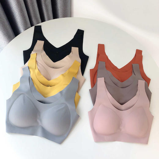 【28号款】莫兰迪女士无痕轻氧高弹内衣 商品图0