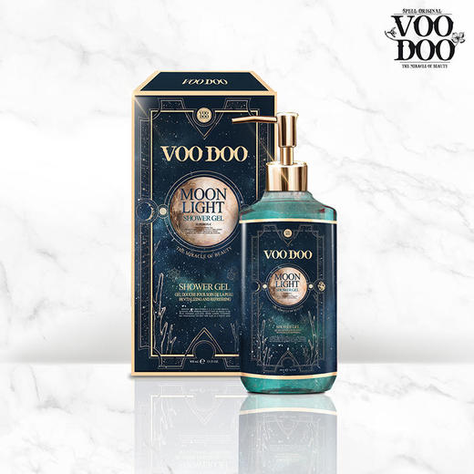【买1送1】嫩滑亮白一整夏月光系列VooDoo滋润补水沐浴露细腻泡沫温和净螨改善鸡皮痘痘收细毛孔不紧绷持久留香 商品图4