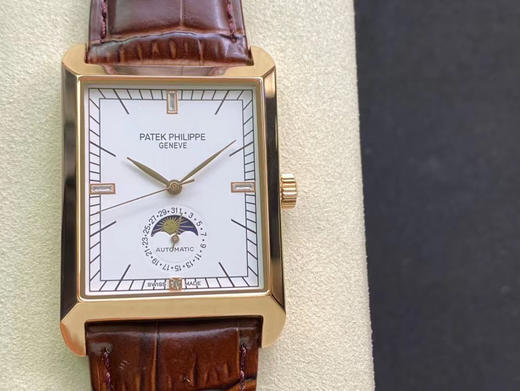 方形手表 2021日内瓦新推出新款百达翡丽5112GT  专柜同款，复刻！搭载精准2824-2机芯（6字位真日历与24小时日月星辰功能） 商品图11