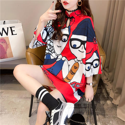 裁缝学苑AG175 韩版宽松连衣裙纸样女装改良旗袍唐装裙子样板打版 商品图1