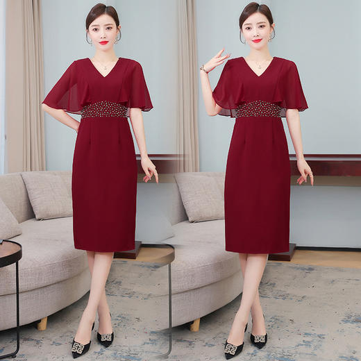 AHM  spg7066小礼服连衣裙显瘦修身洋气【限量】 商品图0