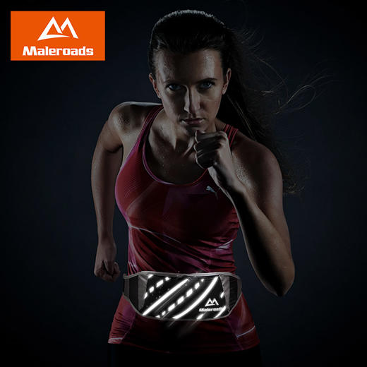 运动跑步防水腰包跑步装备男女马拉松多功能腰带健身贴身手机包 商品图5