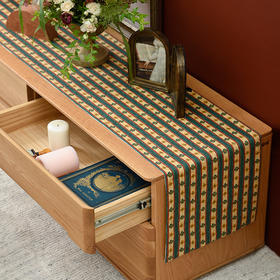 复古系列电视柜盖布复古桌旗美式茶几巾