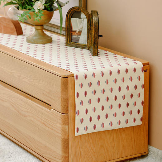 莫兰迪菱形系列电视柜盖布简约ins桌旗茶几盖巾 商品图0