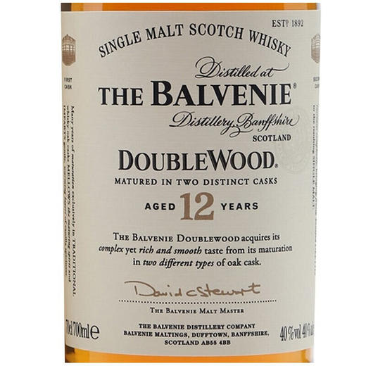 百富 The Balvenie 700ml 40度 百富12年【双桶】 商品图3