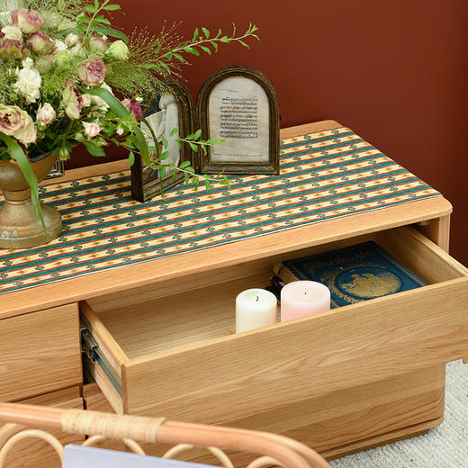 复古系列电视柜盖布复古桌旗美式茶几巾 商品图1