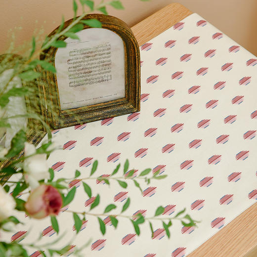 莫兰迪菱形系列电视柜盖布简约ins桌旗茶几盖巾 商品图1