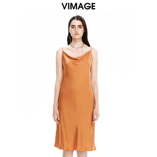 VIMAGE纬漫纪夏季新款女装显白皙性感妩媚连衣裙V1607245 商品图0
