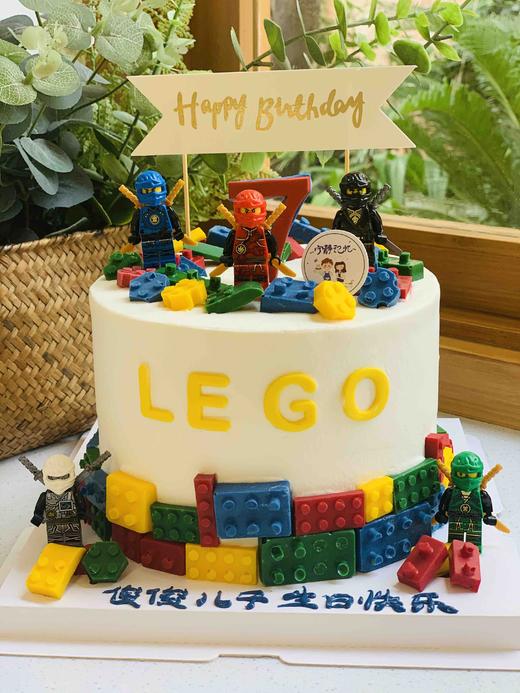 乐高积木奶油蛋糕 下单前请仔细阅读商品详情 商品图0