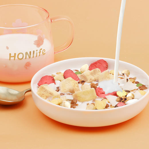 【买3赠2】好麦多\HONlife奇亚籽王牌水果麦片组合（1040g/组）[福利品] 商品图2
