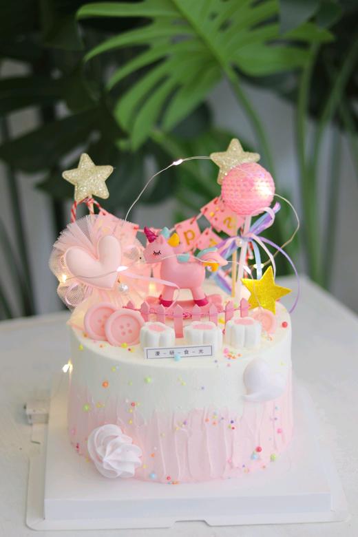 【生日蛋糕】粉色独角兽款 商品图0