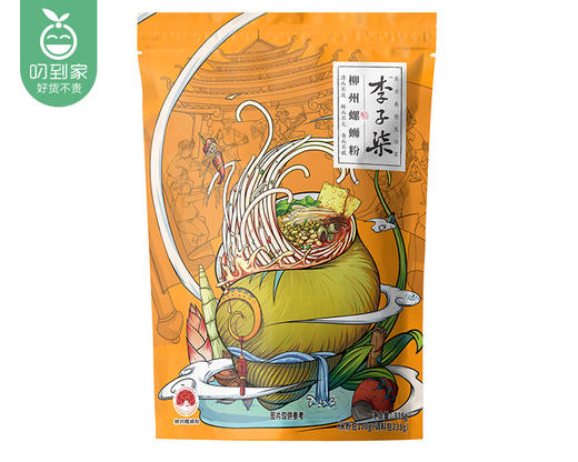 李子柒柳州螺蛳粉/1包335g（米粉包100g+调料包235g）生产日期：4月 商品图2
