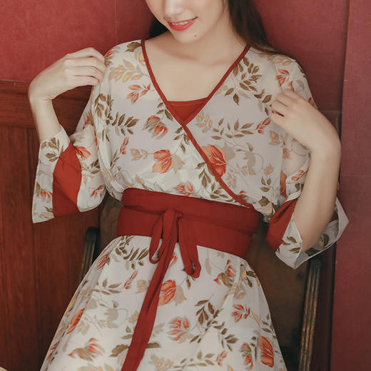 裁缝学苑AG173 连衣裙纸样改良旗袍服装女装复古日式和风裙子样板 商品图1