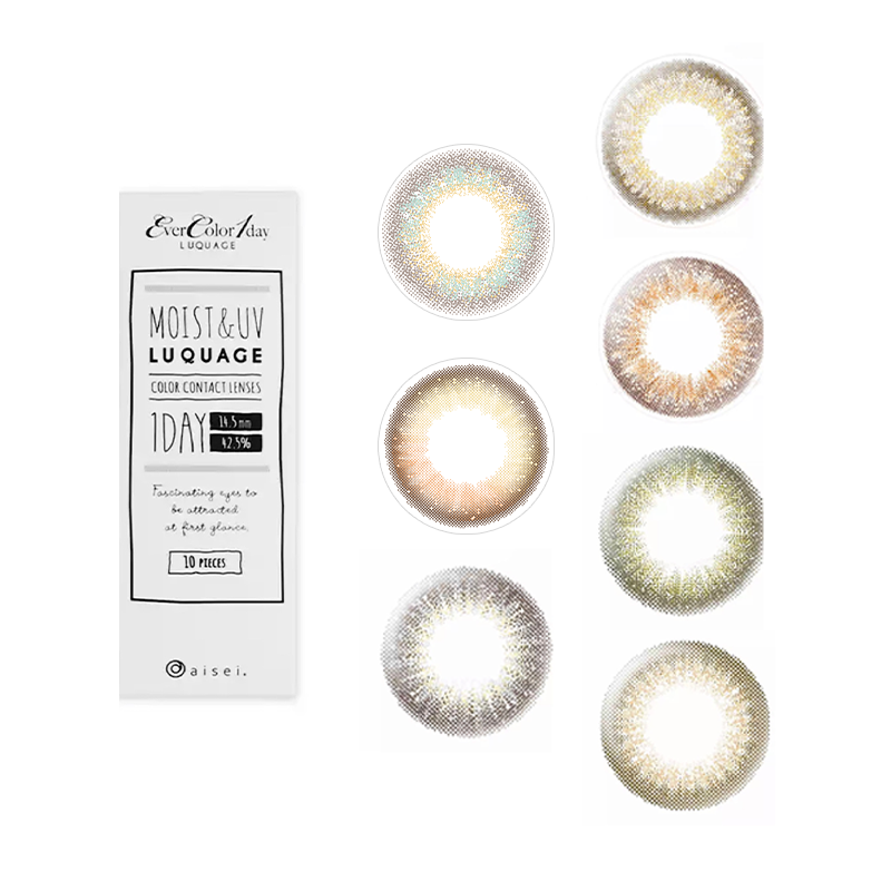 「西安保税仓发货」Evercolor 日抛  一盒10片 日本隐形眼镜美瞳 ever color