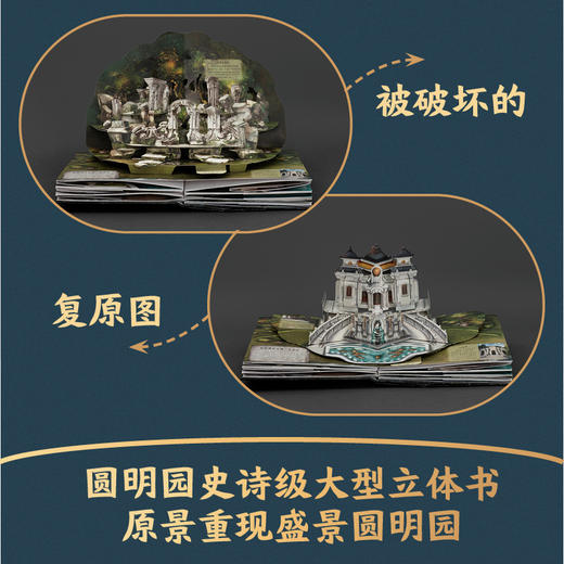 史诗级大型珍藏版立体书-打开圆明园 商品图4