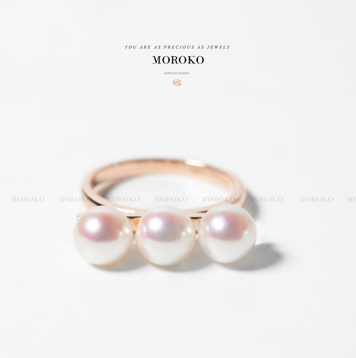 平衡·三颗珍珠 | 戒指 商品图4