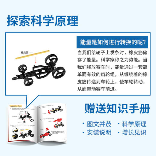玩物百科 绿色格兰批治动能小车（yw） 商品图4