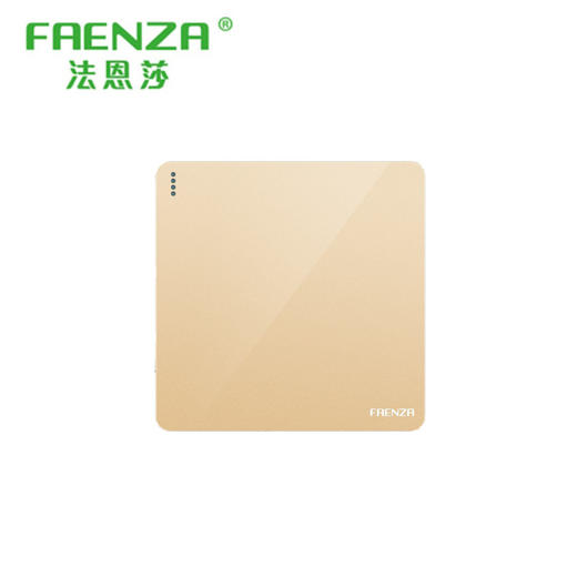 法恩莎 面板 Q11系列 金色 一开多控 商品图0
