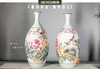 尧娟:粉彩花鸟玉壶春对瓶【富贵满堂，富贵香远】 商品缩略图0