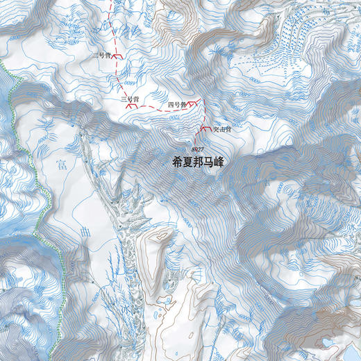 世界海拔八千米以上雪山地图集 中文版 中国地图出版社 商品图2