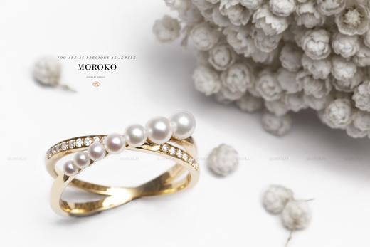 流连·双环 | mini珍珠·戒指 商品图7