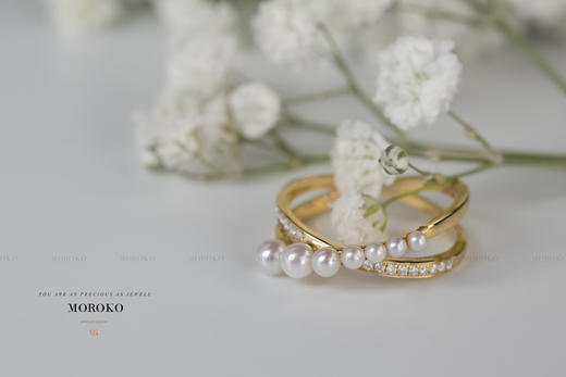 流连·双环 | mini珍珠·戒指 商品图6