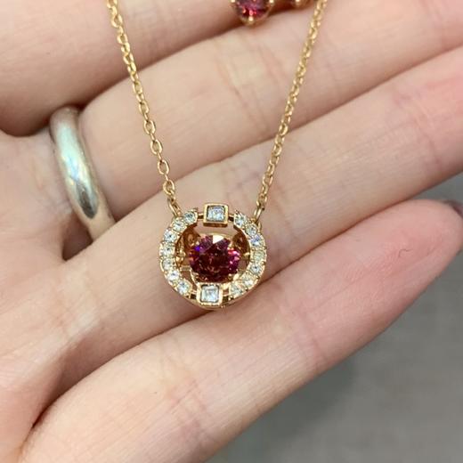 施家跳动的心项链耳环耳钉礼物设计轻奢两件套 商品图11