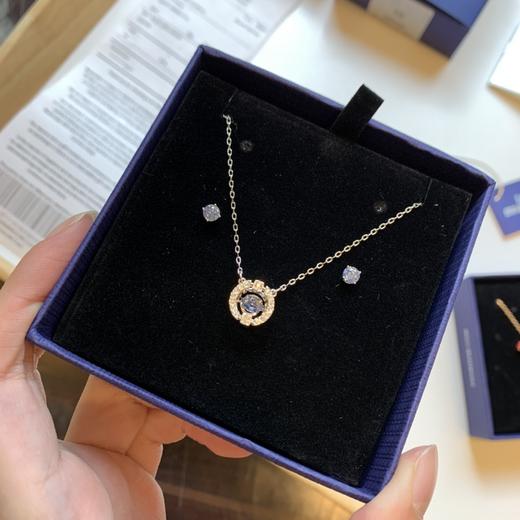 施家跳动的心项链耳环耳钉礼物设计轻奢两件套 商品图3