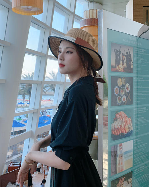 【百图 lulu 私服】【小黑裙】优雅知性 一秒温柔连衣裙 商品图1