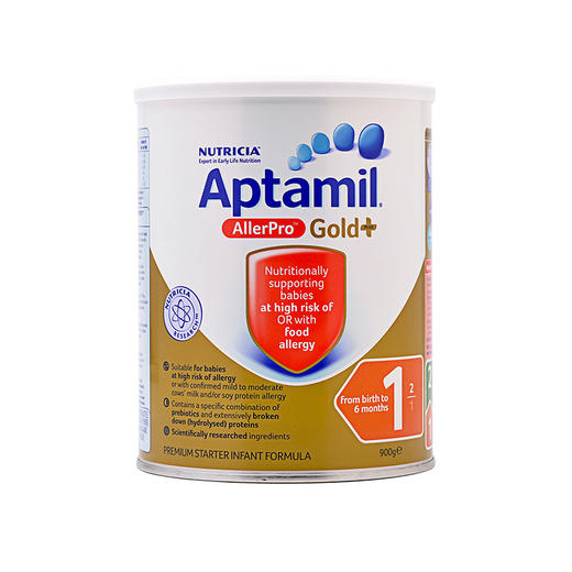 澳洲爱他美Aptamil深度水解奶粉1段0-6个月900g 商品图0