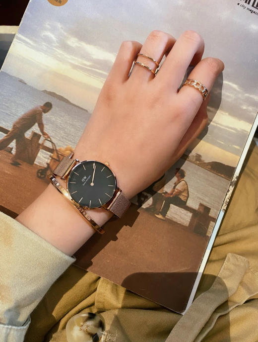 DW女士石英腕表（黑盘），经典款32表盘，原单，全套礼盒包装，特价清仓秒杀🉐️123包邮，错过不再有⚠️ 商品图10