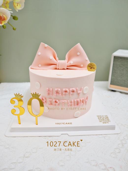1027CAKE | 少女心 翻糖蝴蝶结 粉嫩色系 商品图0