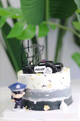 【生日蛋糕】警车款