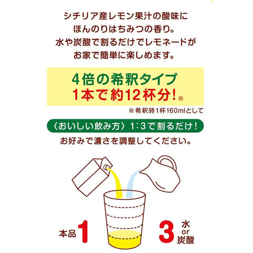 日东红茶 浓缩蜂蜜柠檬味稀释饮料（510238） 商品图2