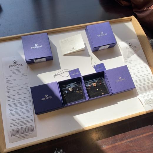 施家跳动的心项链耳环耳钉礼物设计轻奢两件套 商品图2