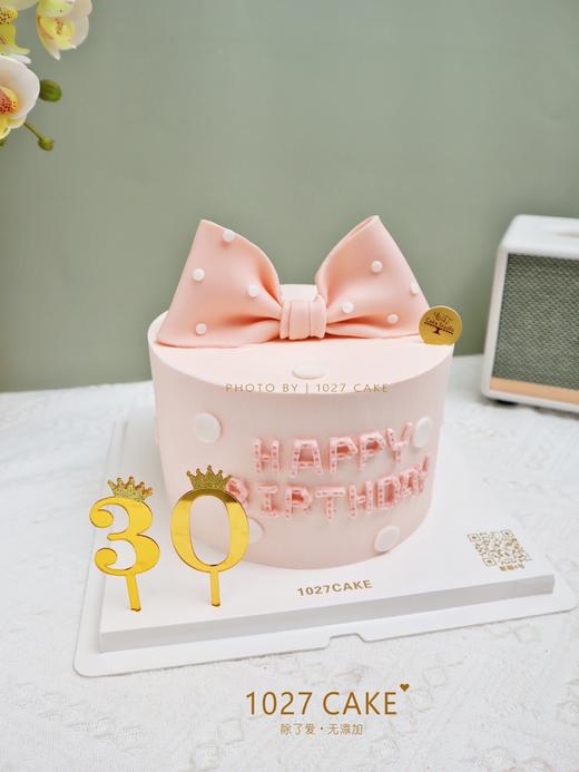 1027CAKE | 少女心 翻糖蝴蝶结 粉嫩色系 商品图1
