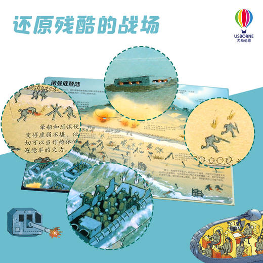 尤斯伯恩看里面 揭秘一战 揭秘二战（套装共2册） 商品图2