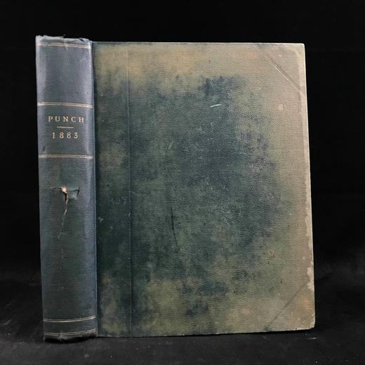 1883年 英国讽刺漫画杂志《笨拙》 数百幅插图 漆布精装16开 商品图0