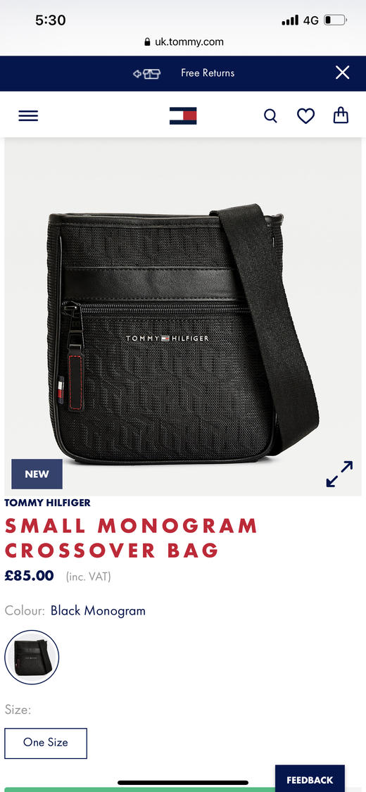 Tommy Hilfiger 2021早秋款男款斜挎包轻奢正价线保真 商品图3