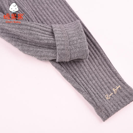 商场同款棉果果春秋季女童抽条螺纹打底裤长裤M322206221490 商品图2