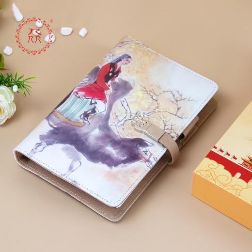 公益爱心【众】品牌 多功能电源笔记本 记事本 《胡杨深秋》 商品图1