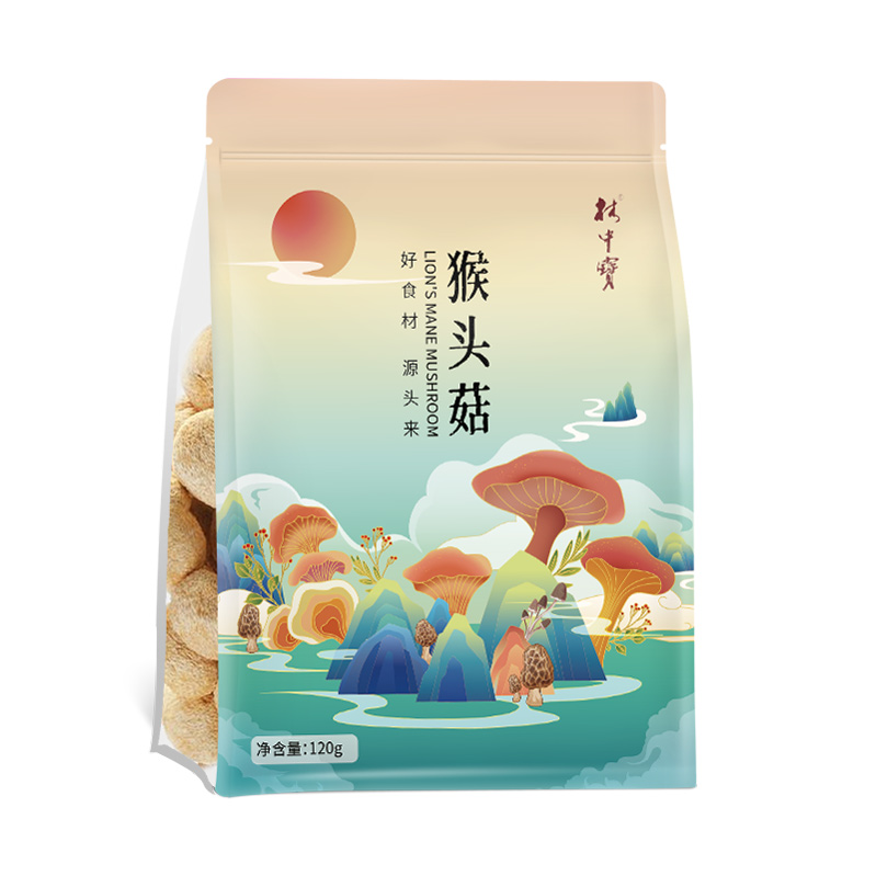 清远市林中宝猴头菇120g/包 新款包装