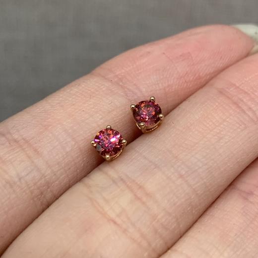 施家跳动的心项链耳环耳钉礼物设计轻奢两件套 商品图10