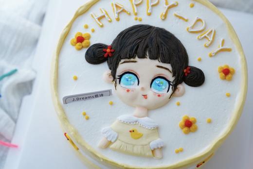 精致浮雕-小黄鸭小女孩（提前2天以上预订；浮雕预定后不可取消订单） 商品图2